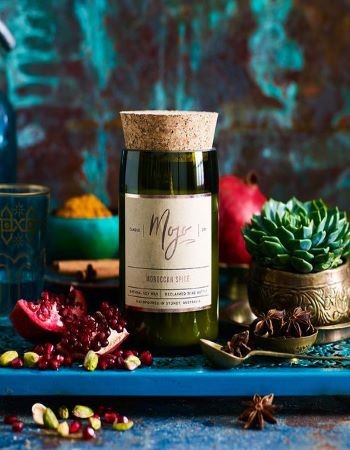 Mojo Wine Bottle Candle - Moroccan Spice